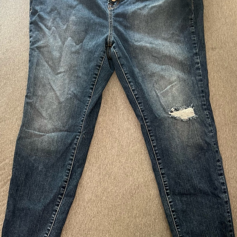 Torrid Sky High Skinny Blue Denim Jeans